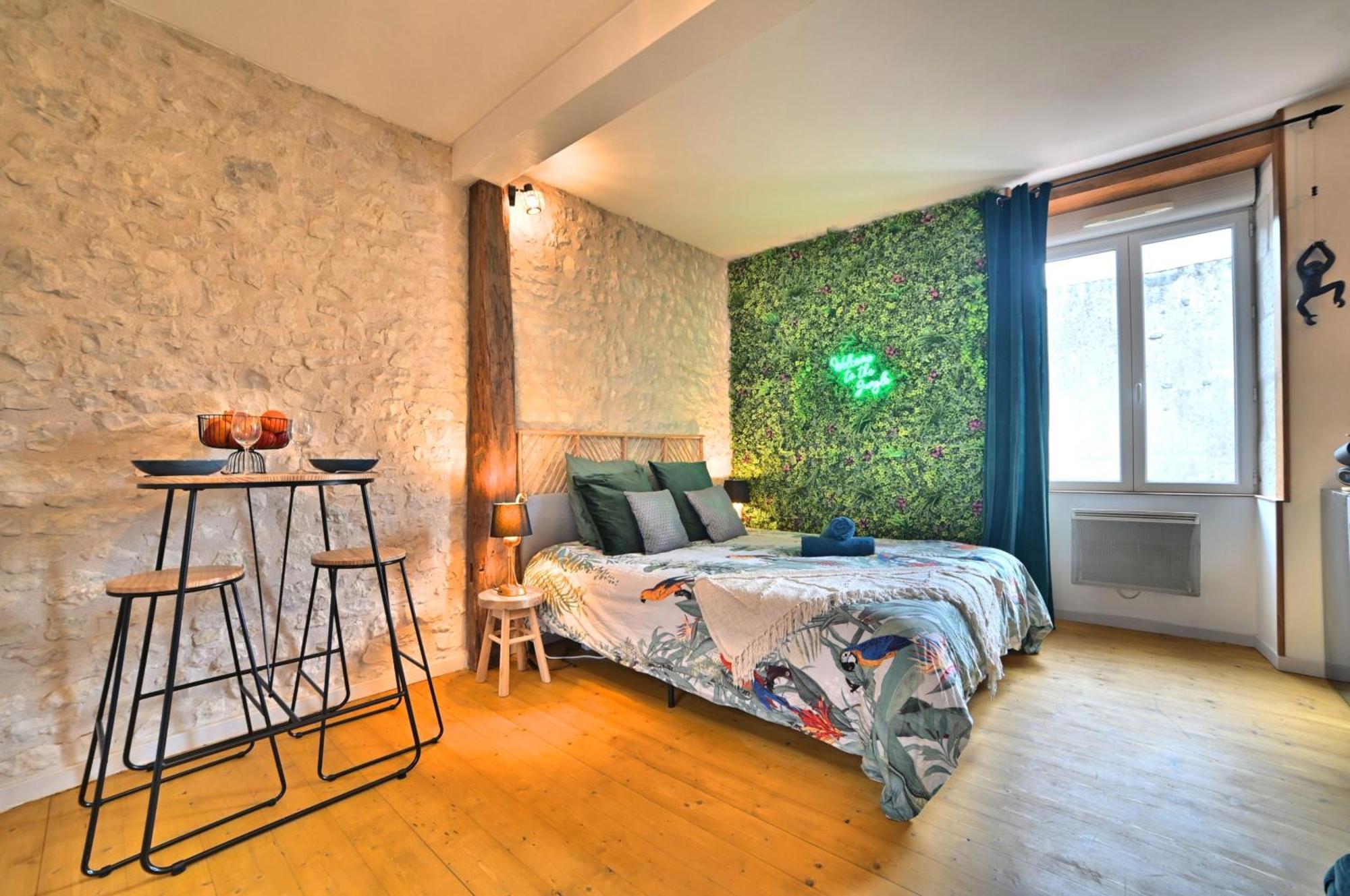 Jungle Rochelaise - Coeur De Ville, Entierement Renovee, Tv 4k, Fibre, Quartier Porte Royale Appartement La Rochelle (Charente-Maritime)